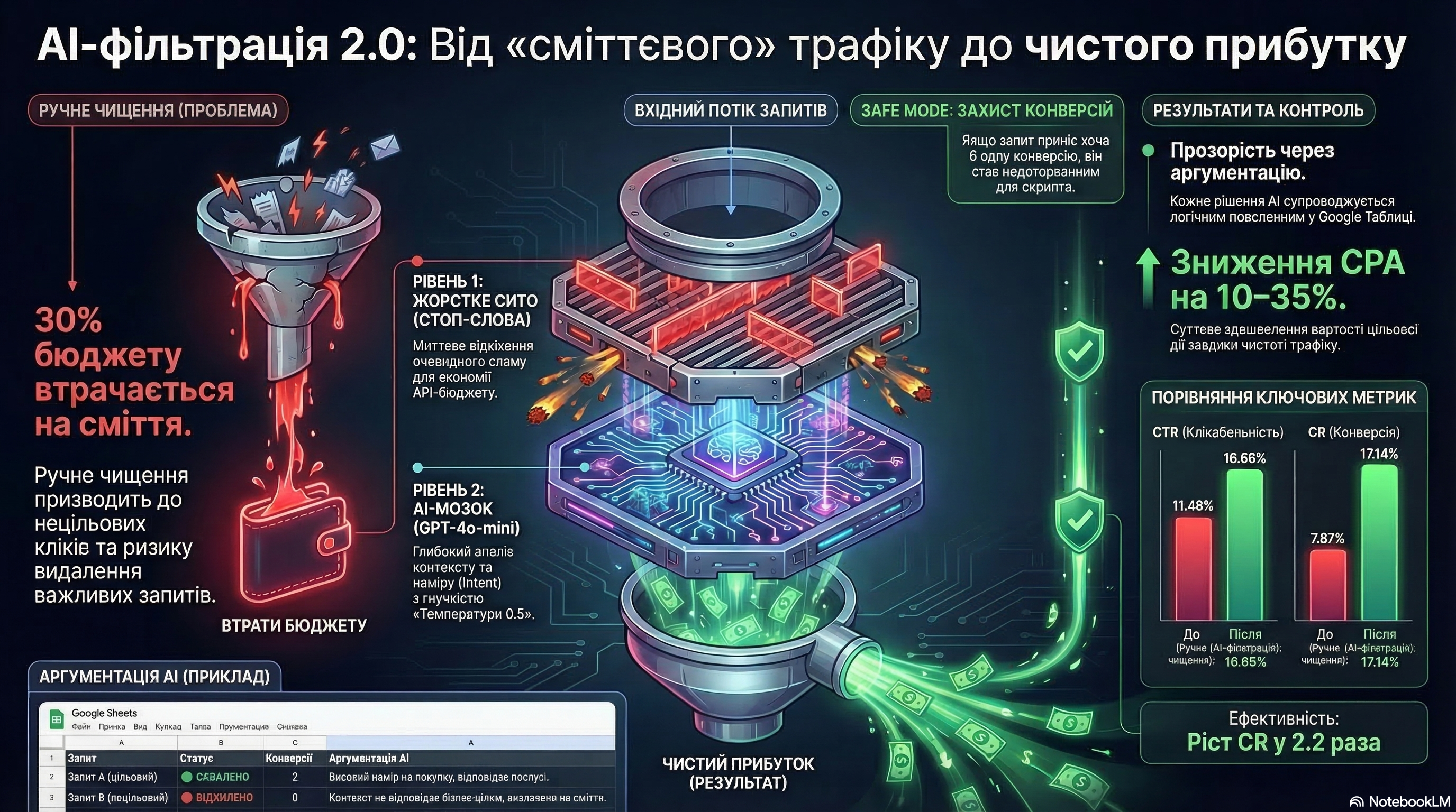 Як працює скріпт автоматичного видалення мінус слів